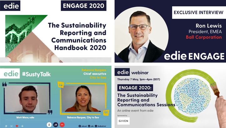 ENGAGE is a week of online content focused on sustainability communications and reporting
